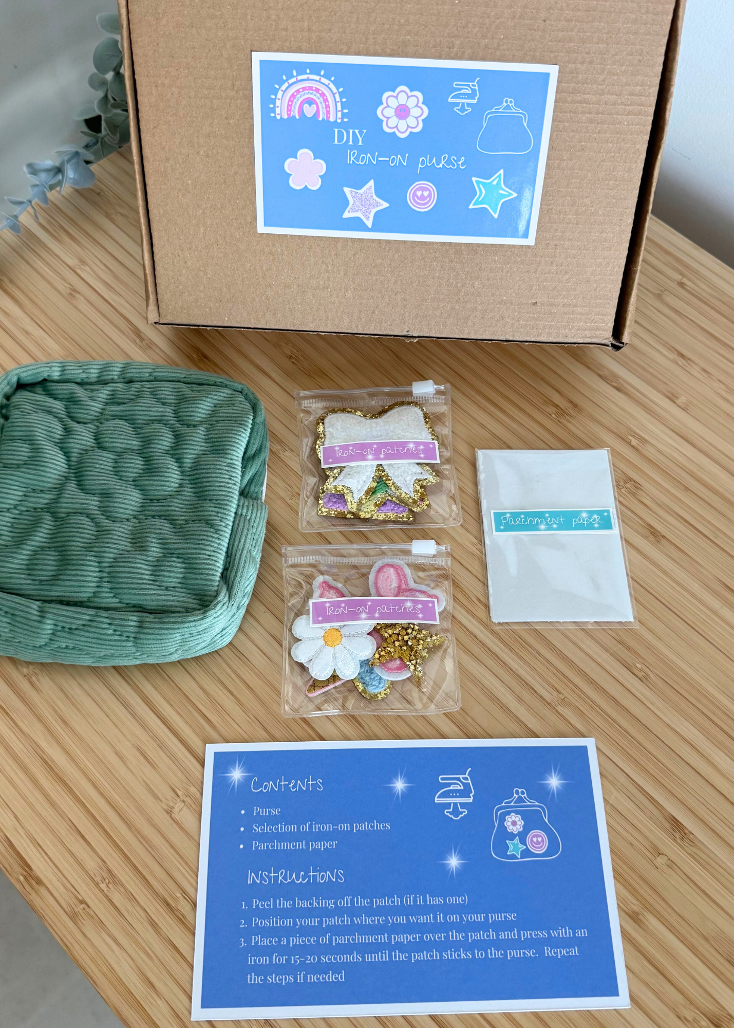 Activity Pack - DIY Iron-On Purse