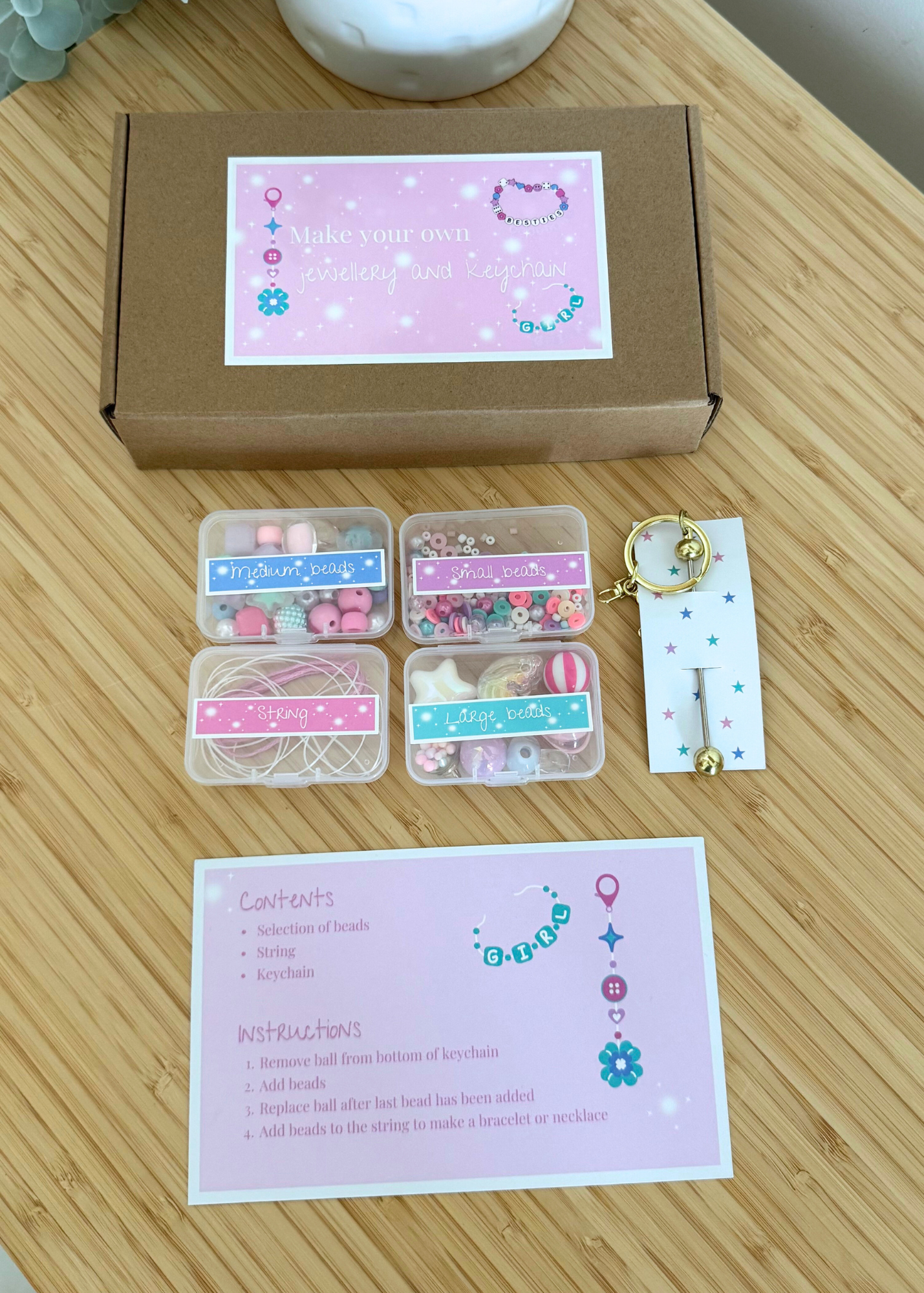 Activity Pack - Make your own Jewellery and Keychain